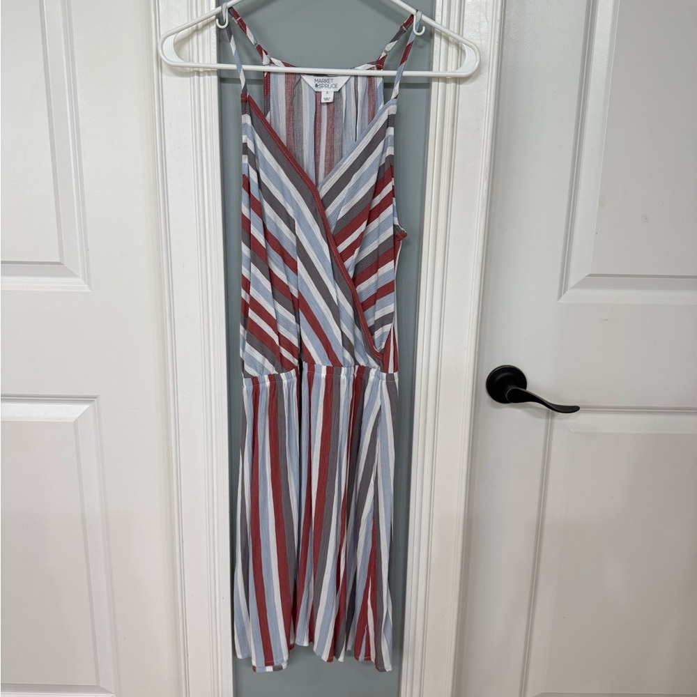 Striped Sleeveless Dress